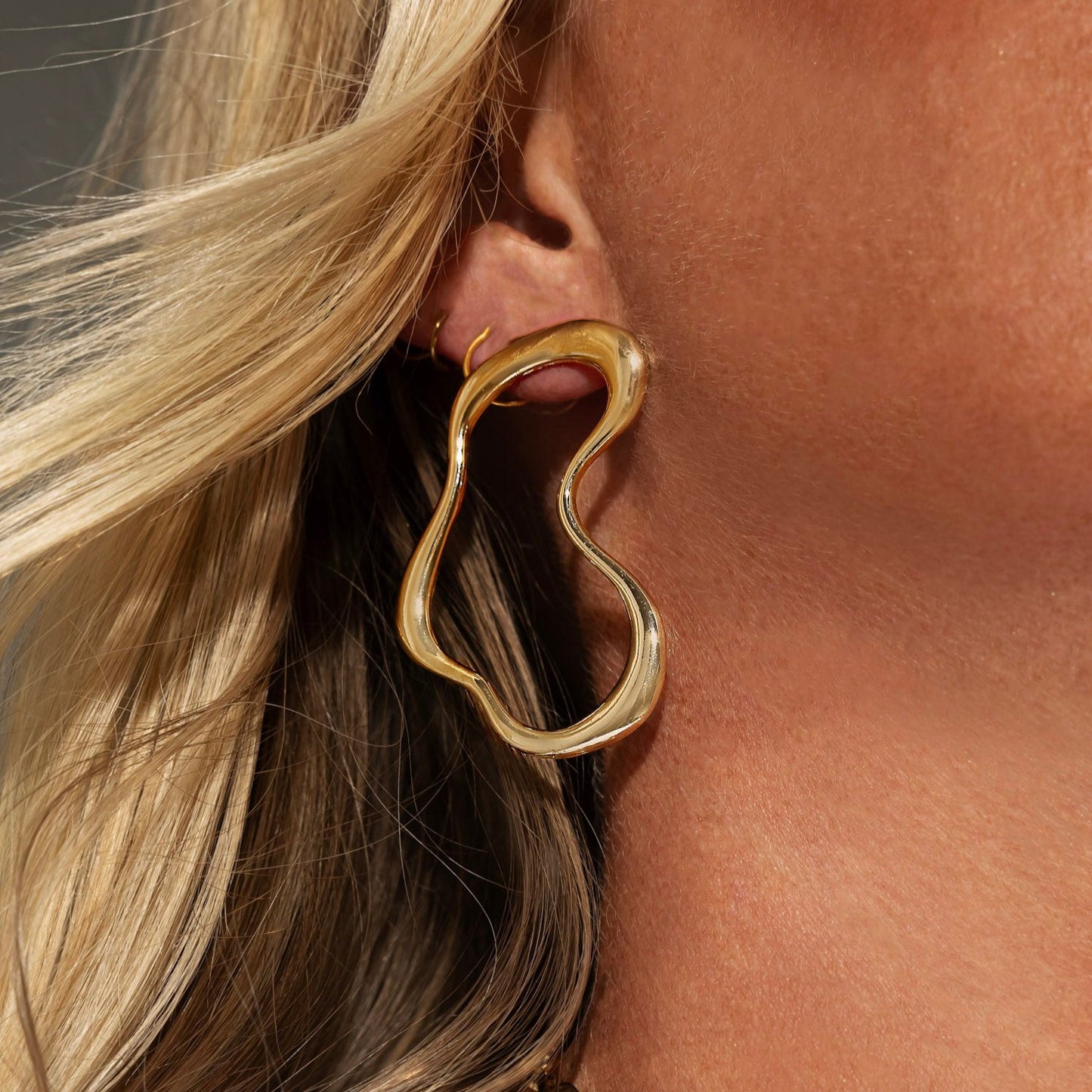 Kam Organic Free Form Earrings