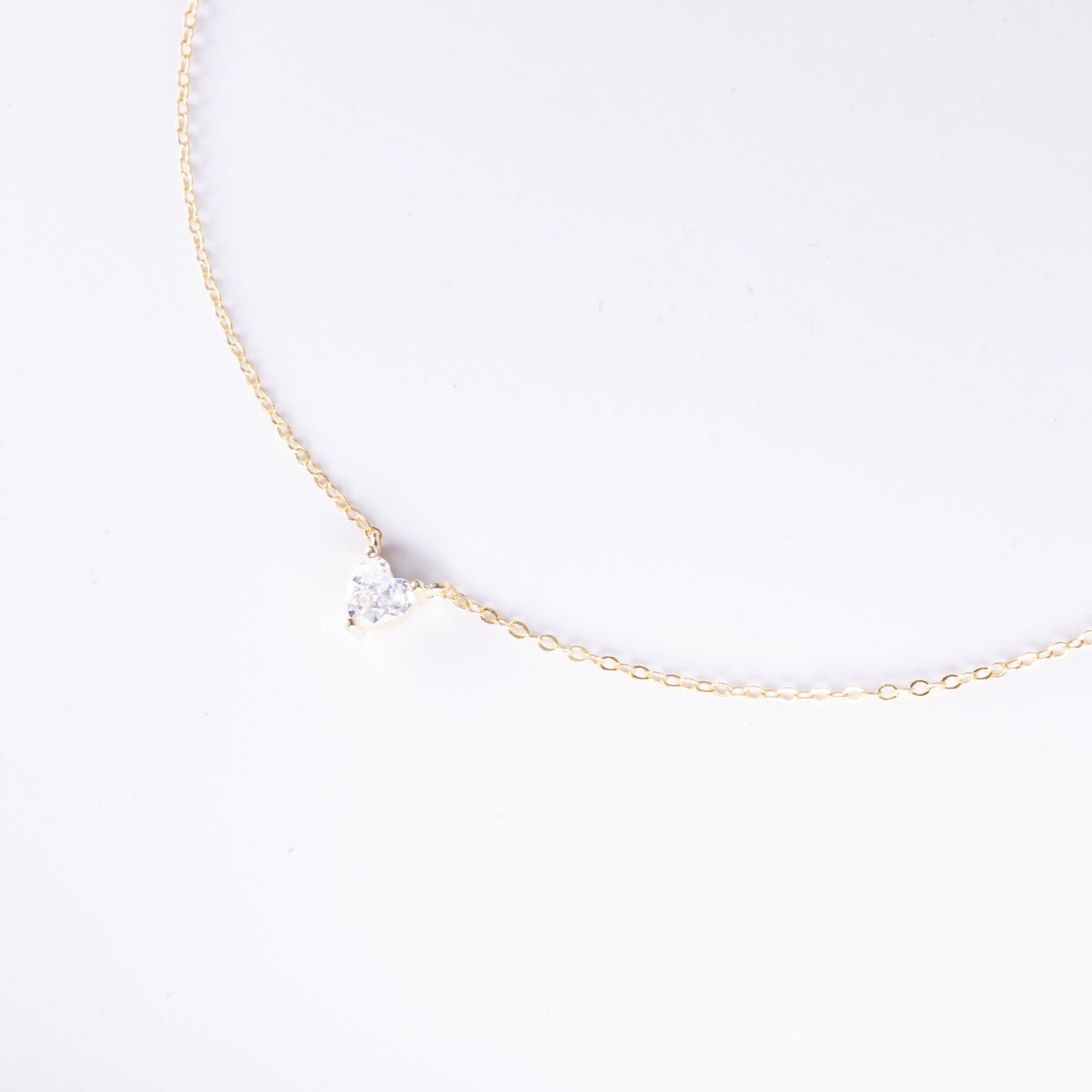 Gaby Dainty Heart Pendant Necklace
