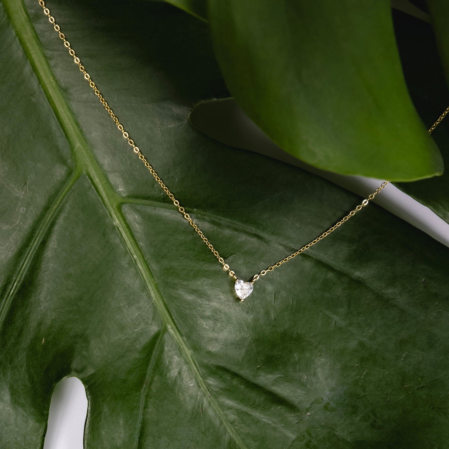 Gaby Dainty Heart Pendant Necklace