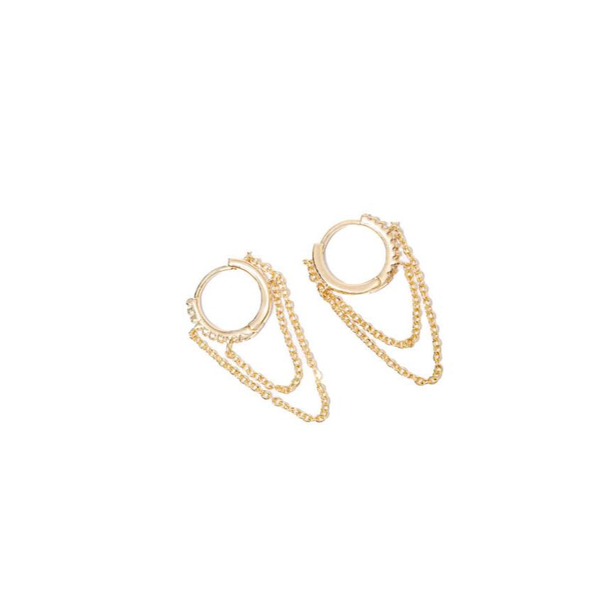 Melissa Modern Chain Earrings