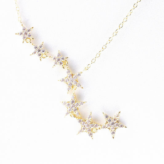 Riley Pave Star Necklace