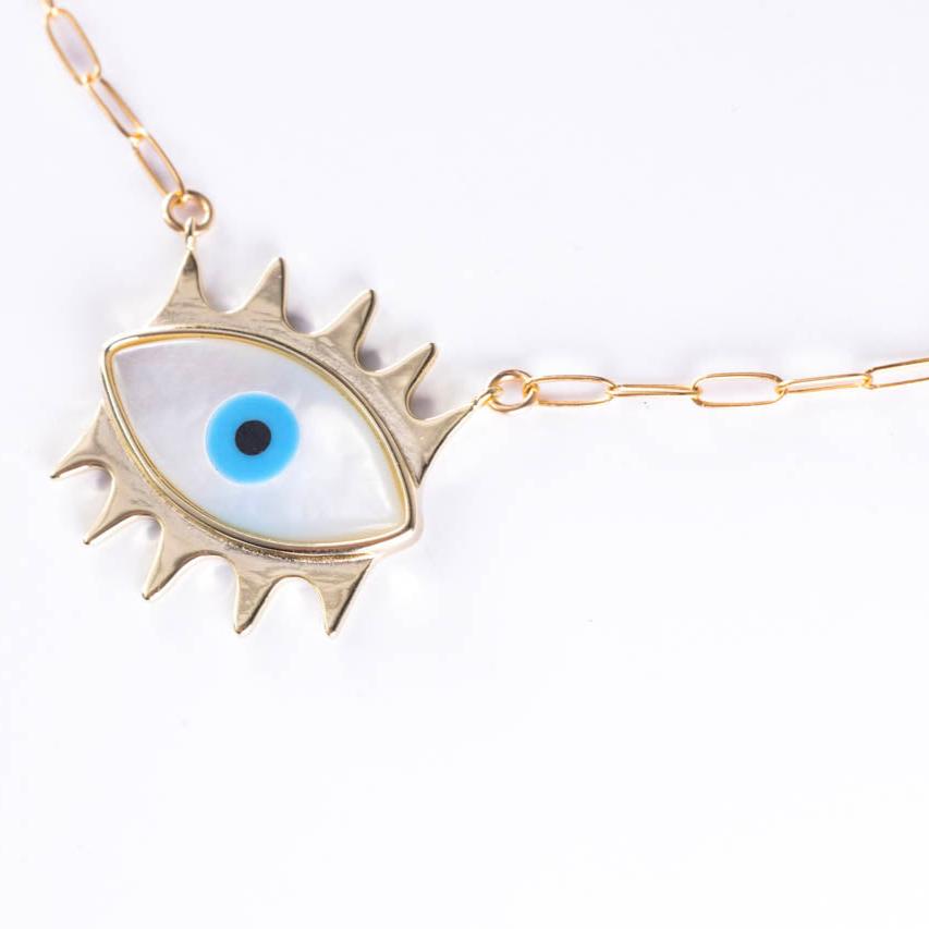 Asha Evil Eye Pendant Necklace